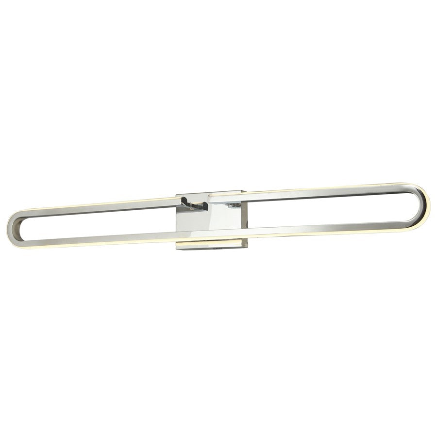 Abra Lighting Speedway 42" Split Oval LED Vanity, Chrome - 20145WV-CH-SPEEDWAY