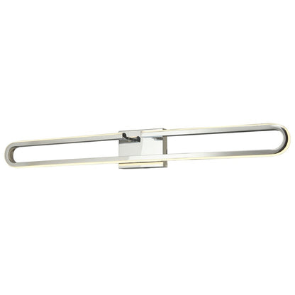Abra Lighting Speedway 42" Split Oval LED Vanity, Chrome - 20145WV-CH-SPEEDWAY