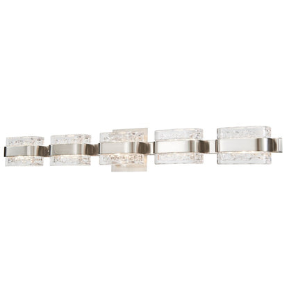 Abra Lighting JoJo 5Lt 5-Lt Vanity/movable Backplate, Nickel - 20166WV-BN-JOJO