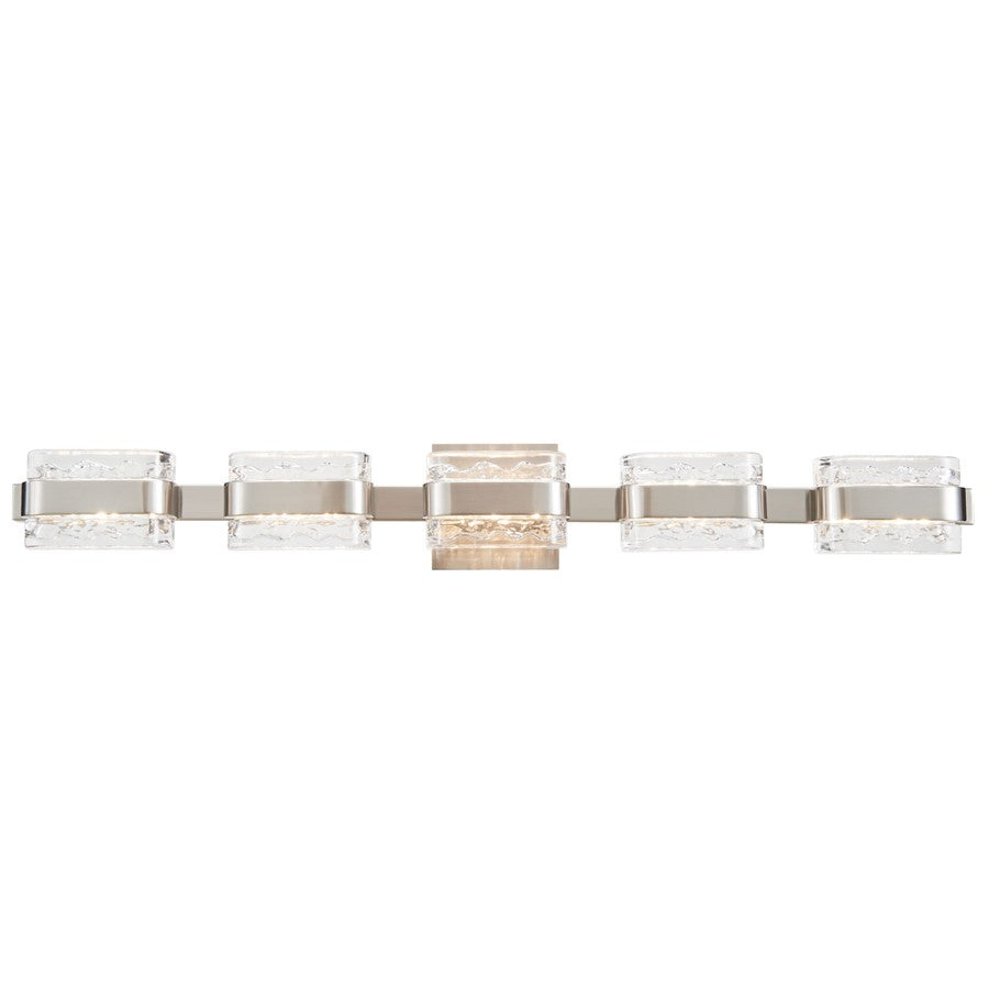 Abra Lighting JoJo 5 Light Vanity/movable Backplate, Nickel