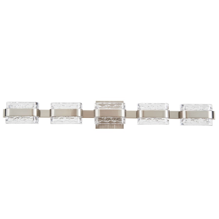 Abra Lighting JoJo 5 Light Vanity/movable Backplate, Nickel