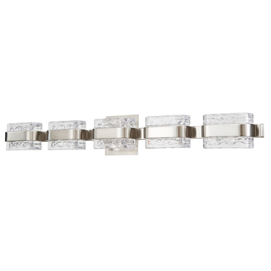 Abra Lighting JoJo 5 Light Vanity/movable Backplate, Nickel