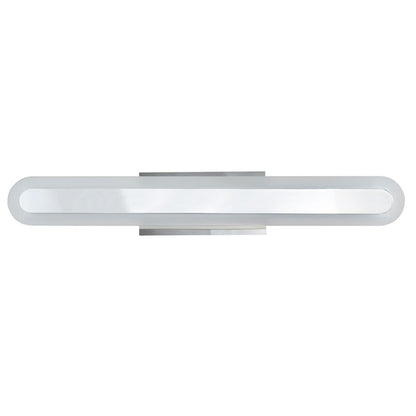 Abra Lighting Camy 1 Light 24" Solid Acrylic Vanity, Chrome