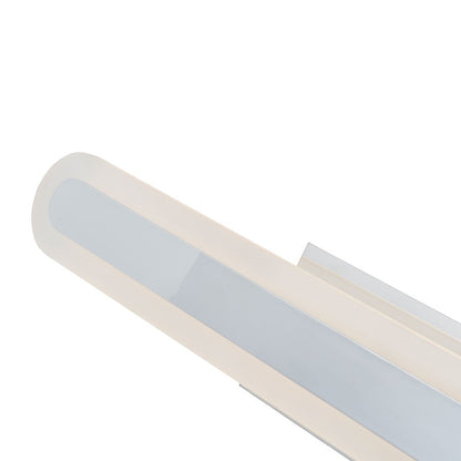 Abra Lighting Camy 1 Light 24" Solid Acrylic Vanity, Chrome