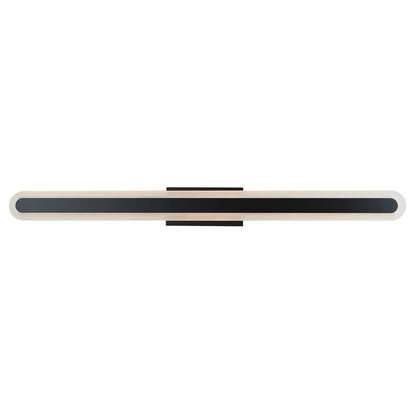 Abra Lighting Camy 1Lt 40" Solid Acrylic Vanity, Black - 20170WV-MB-CAMY
