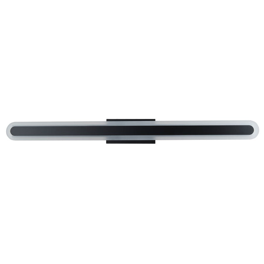 Abra Lighting Camy 1 Light 40" Solid Acrylic Vanity, Black