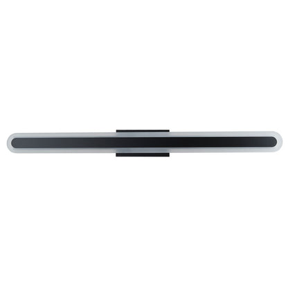 Abra Lighting Camy 1 Light 40" Solid Acrylic Vanity, Black