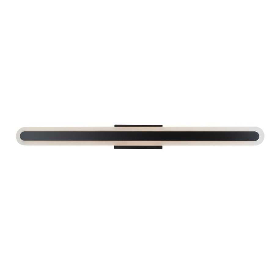 Abra Lighting Camy 1 Light 40" Solid Acrylic Vanity, Black