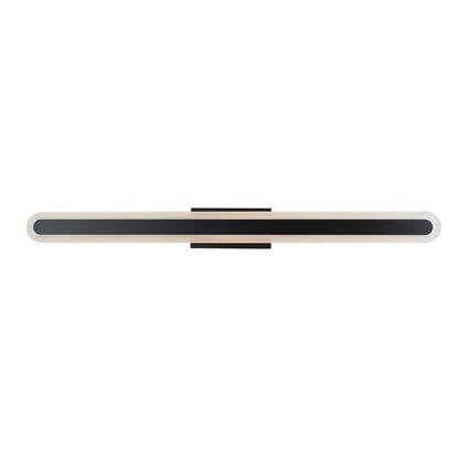 Abra Lighting Camy 1 Light 40" Solid Acrylic Vanity, Black