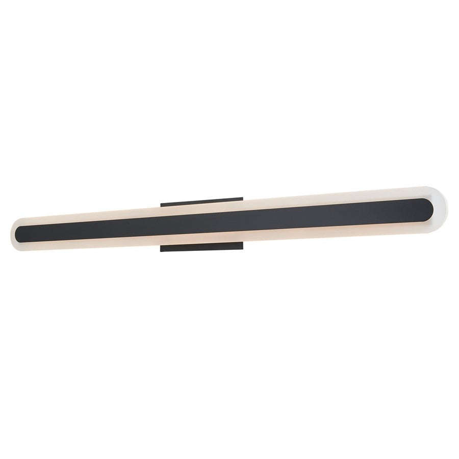 Abra Lighting Camy 1 Light 40" Solid Acrylic Vanity, Black
