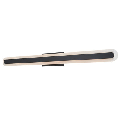 Abra Lighting Camy 1 Light 40" Solid Acrylic Vanity, Black