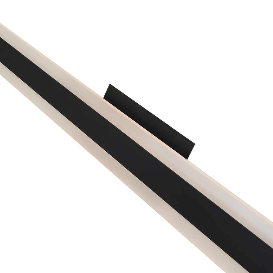 Abra Lighting Camy 1 Light 40" Solid Acrylic Vanity, Black