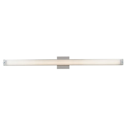 Abra Lighting Macie 1Lt 40" Ribbed Square Vanity, Nickel - 20176WV-BN-MACIE