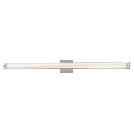 Abra Lighting Macie 1Lt 40" Ribbed Square Vanity, Nickel - 20176WV-BN-MACIE