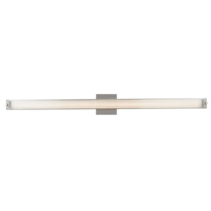 Abra Lighting Macie 1Lt 40" Ribbed Square Vanity, Chrome - 20176WV-CH-MACIE