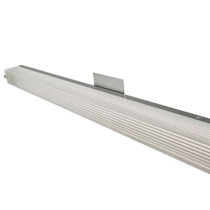 Abra Lighting Macie 1 Light 40" Ribbed Square Vanity, Chrome