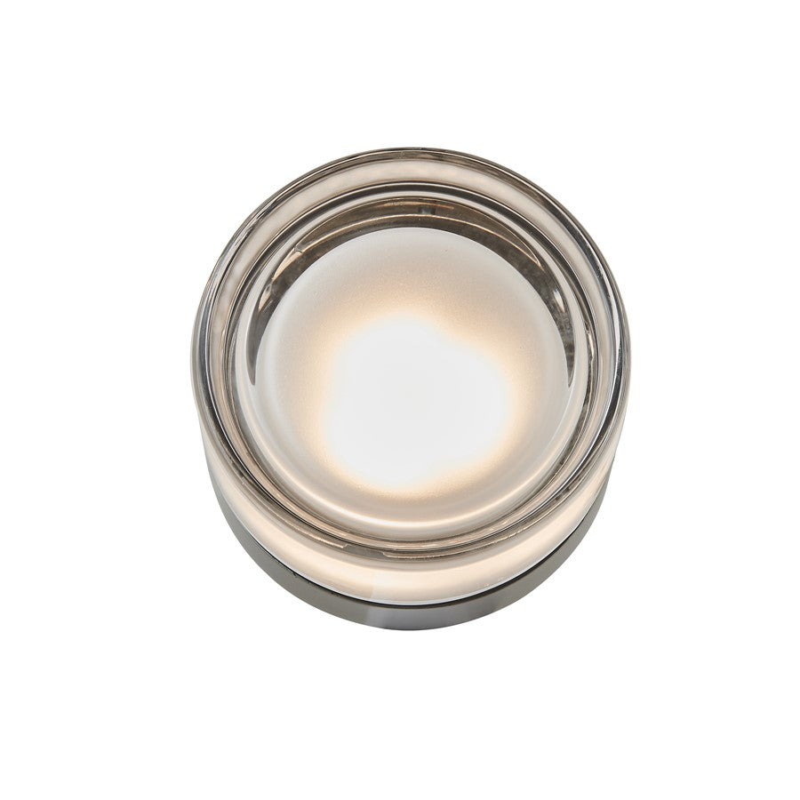 Abra Lighting Elf 1Lt Indented Solid Wall/Ceiling, Aluminum - 30002FM-AA-ELF