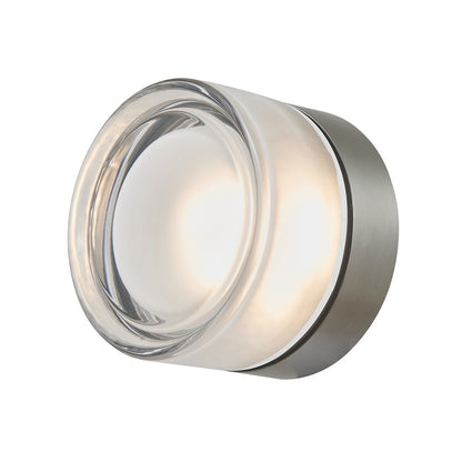 Abra Lighting Elf 1 Light Indented Solid Wall/Ceiling, Aluminum