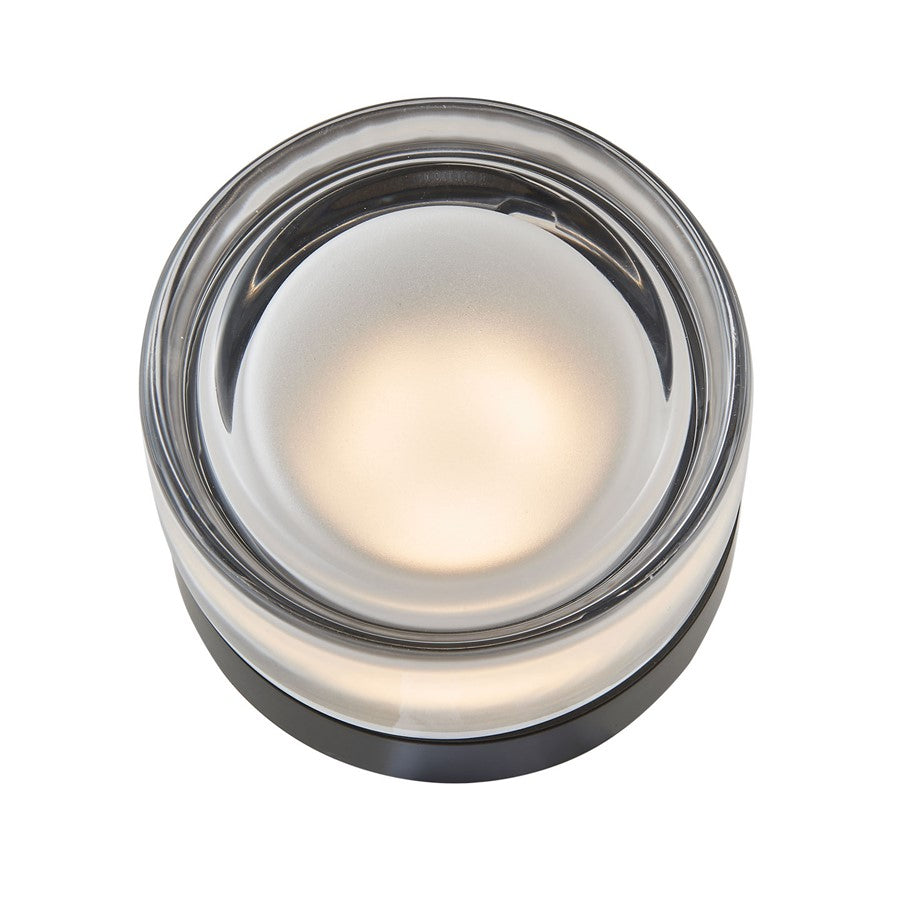 Abra Lighting Elf 1Lt Indented Solid Wall/Ceiling, BK - 30002FM-MB-ELF