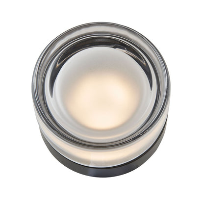 Abra Lighting Elf 1Lt Indented Solid Wall/Ceiling, BK - 30002FM-MB-ELF