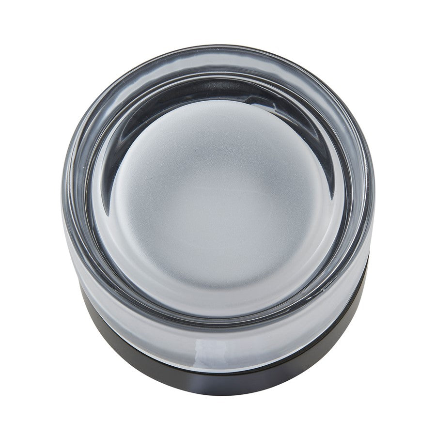 Abra Lighting Elf 1 Light Indented Solid Wall/Ceiling, BK