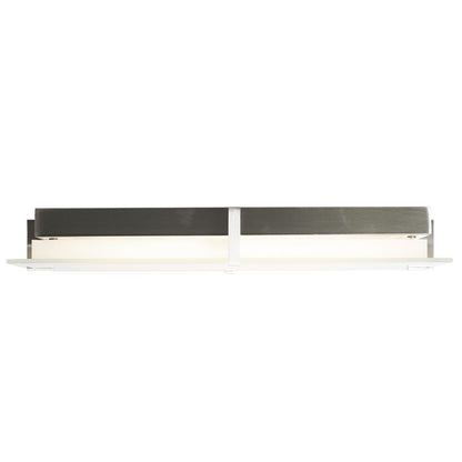 Abra Lighting Matrix 1 Light 15" Flat Square Flushmount, Nickel