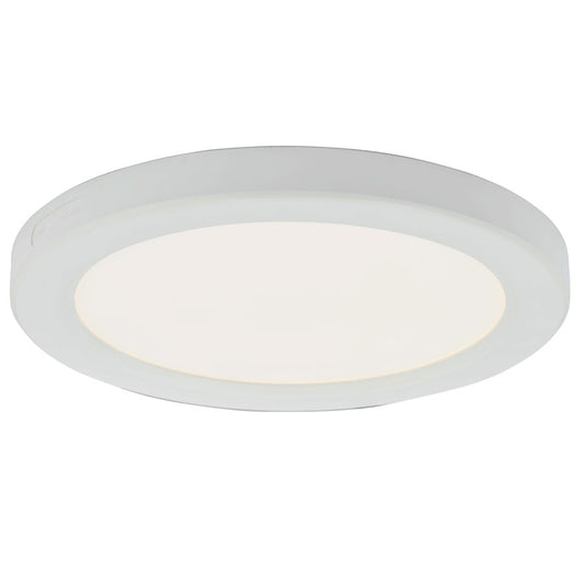Abra Lighting Trix 1Lt 7.25" Slim Disc Flushmount, White - 30020FM-WH-TRIX