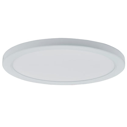 Abra Lighting Trix 1 Light 12" Slim Disc Flushmount, White