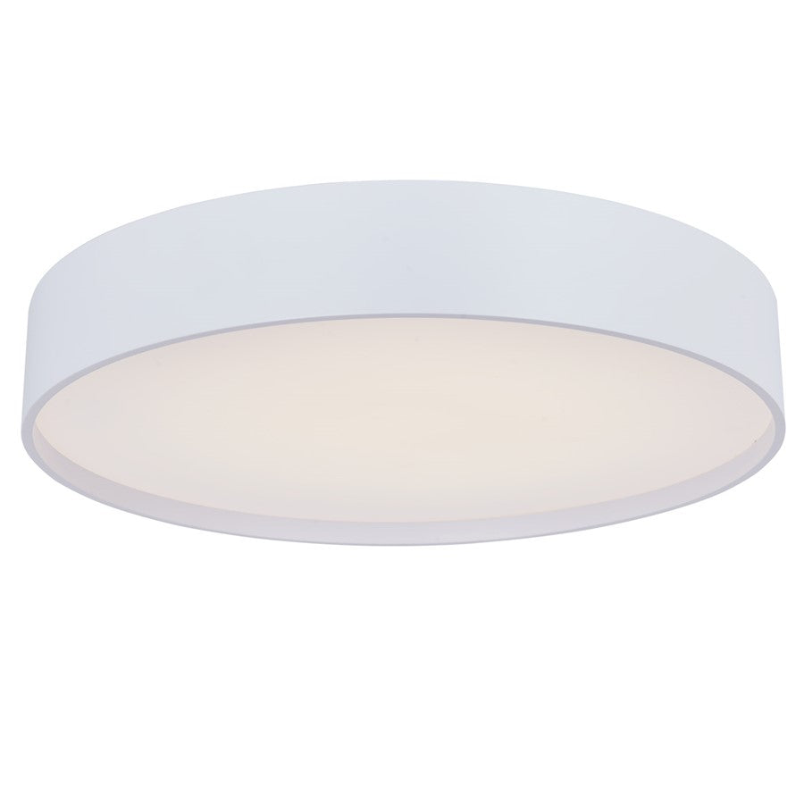 Abra Lighting Snare 1Lt 14" Metal Cylinder/Frost Flush, White - 30027FM-MW-SNARE