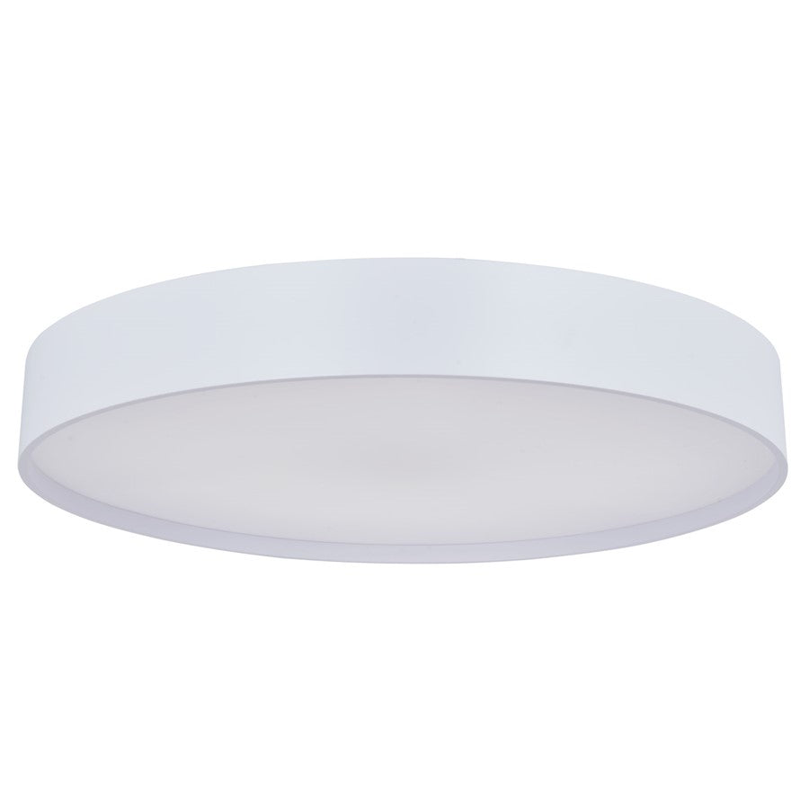 Abra Lighting Snare 1Lt 17" Metal Cylinder/Frost Flush, White - 30028FM-MW-SNARE