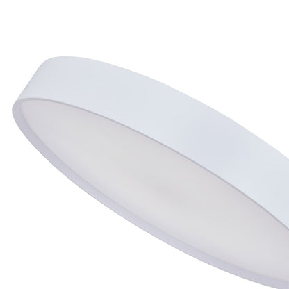 Abra Lighting Snare 1 Light 17" Metal Cylinder/Frost Flush, White