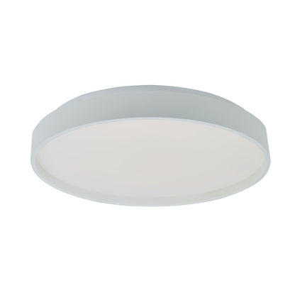 Abra Lighting Tambourine 1 Light 10" Flushmount, White