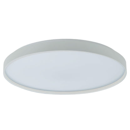 Abra Lighting Tambourine 1 Light 15" Flushmount, White