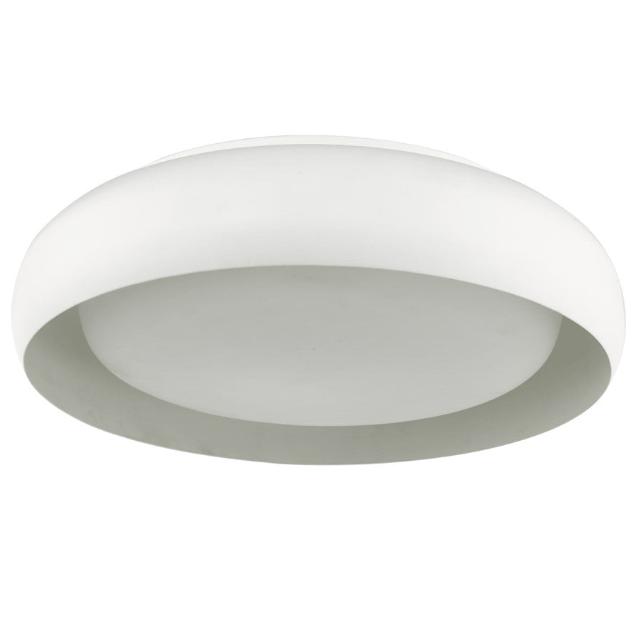 Abra Lighting Euphoria 1 Light 15" Curved Frame/Opal, White