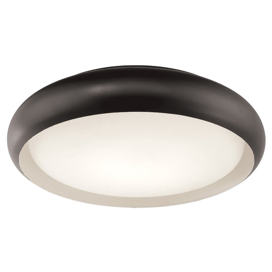 Abra Lighting Euphoria 1Lt 18" Curved Frame/Opal, Bronze - 30061FM-BZ-EUPHORIA