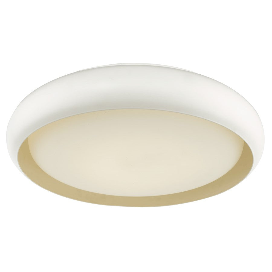 Abra Lighting Euphoria 1Lt 18" Curved Frame/Opal, White - 30061FM-WH-EUPHORIA