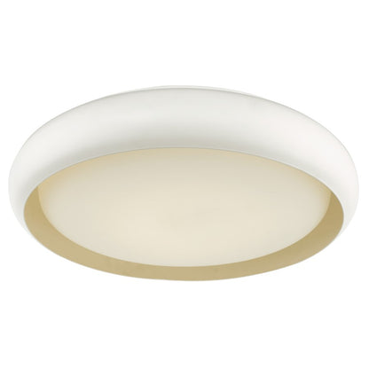 Abra Lighting Euphoria 1Lt 18" Curved Frame/Opal, White - 30061FM-WH-EUPHORIA
