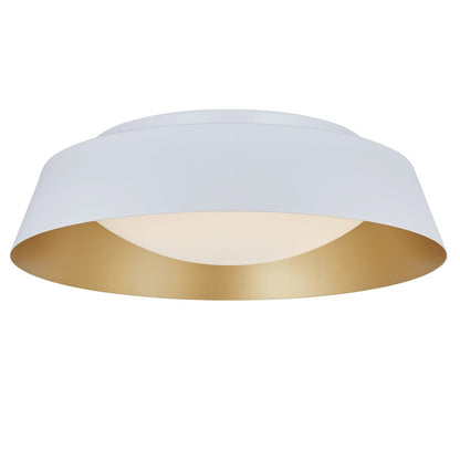 Abra Lighting Flare 15" Flared Frame/Opal, White/Gold