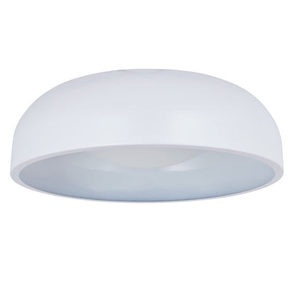 Abra Lighting Lynx 1 Light 13" Inner Curve Flushmount/Opal, White