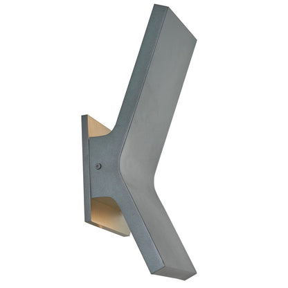 Abra Lighting Yoga 3 Light Angled Wall Fixture, Silica