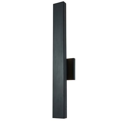 Abra Lighting Yoga 1 Light Straight Wall Fixture, Black