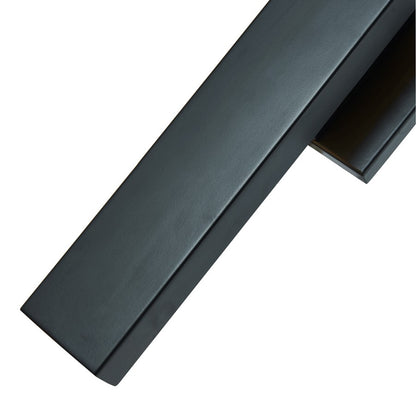 Abra Lighting Yoga 1 Light Straight Wall Fixture, Black