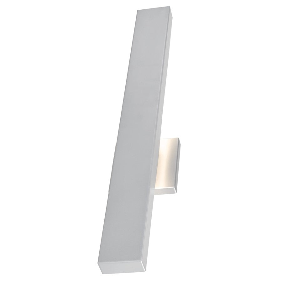 Abra Lighting Yoga 1 Light Straight Wall Fixture, Silica
