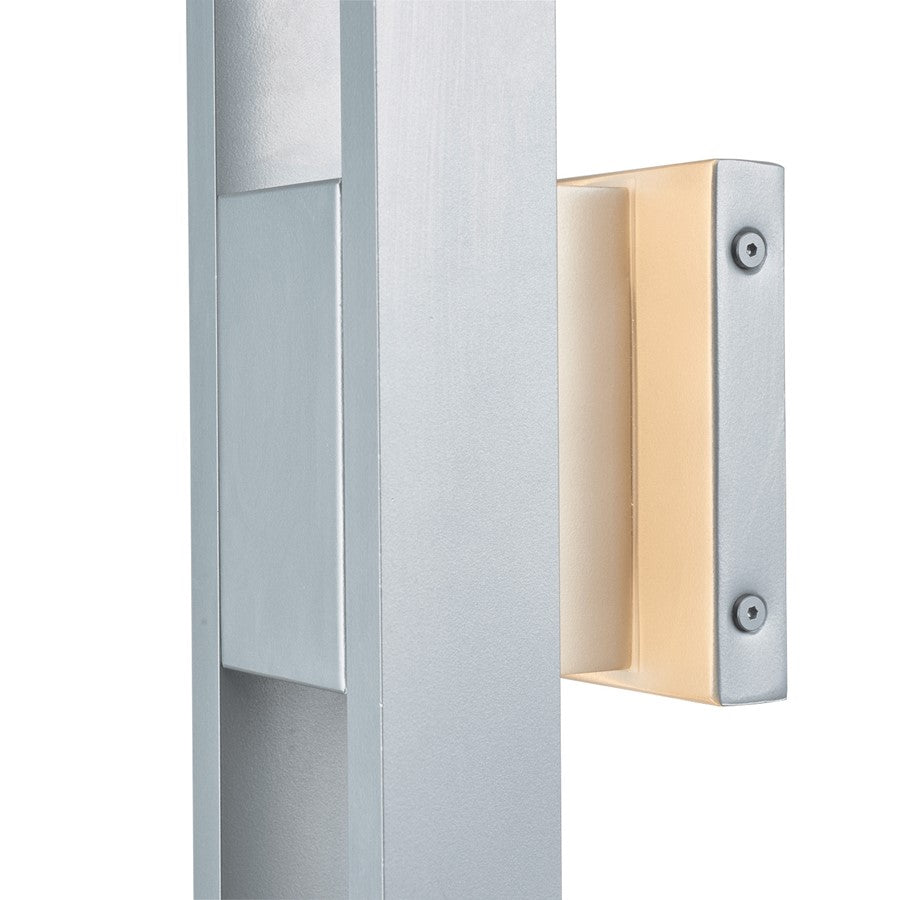 Abra Lighting Slate 2 Light 16" Twin Bar Wall Fixture, Silica