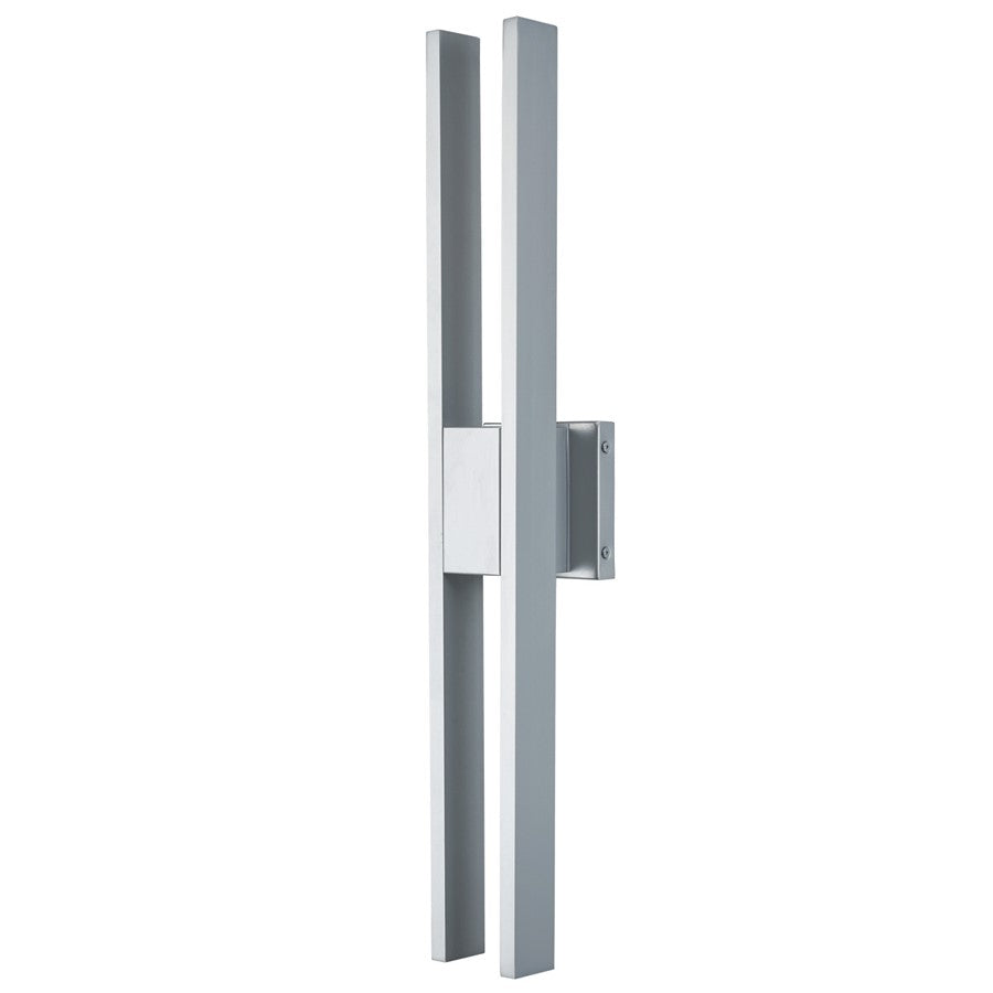 Abra Lighting Slate 2 Light 28" Twin Bar Wall Fixture, Silica