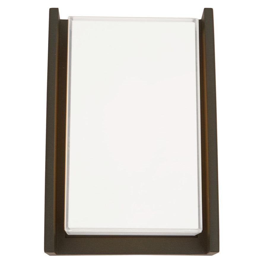 Abra Lighting Titon 1 Light 10" Miter LED Wall Fixture, Black