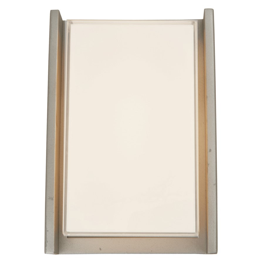 Abra Lighting Titon 1 Light 10" Miter LED Wall Fixture, Silica