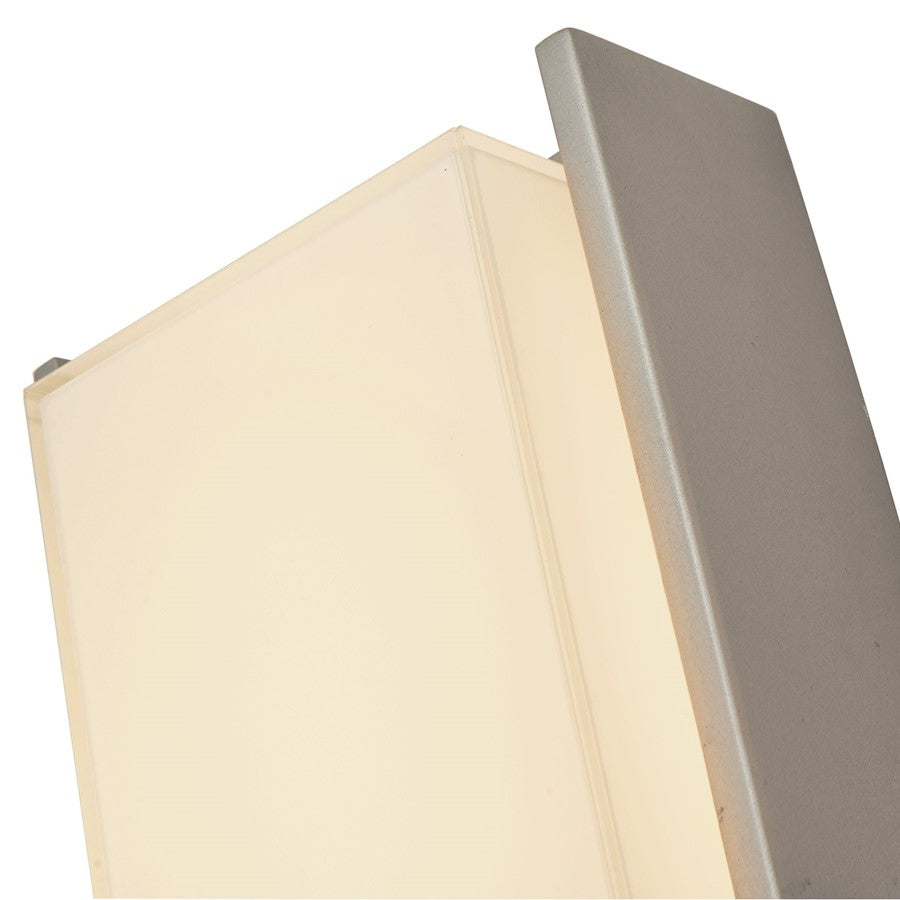 Abra Lighting Titon 1 Light 10" Miter LED Wall Fixture, Silica