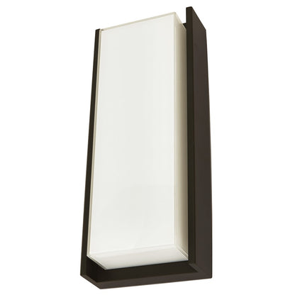 Abra Lighting Titon 1 Light 17" Miter LED Wall Fixture, Black