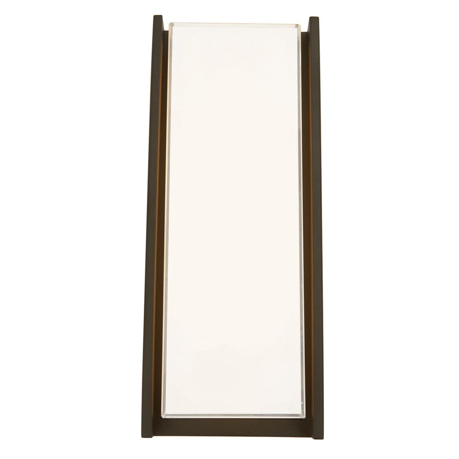 Abra Lighting Titon 1 Light 17" Miter LED Wall Fixture, Black